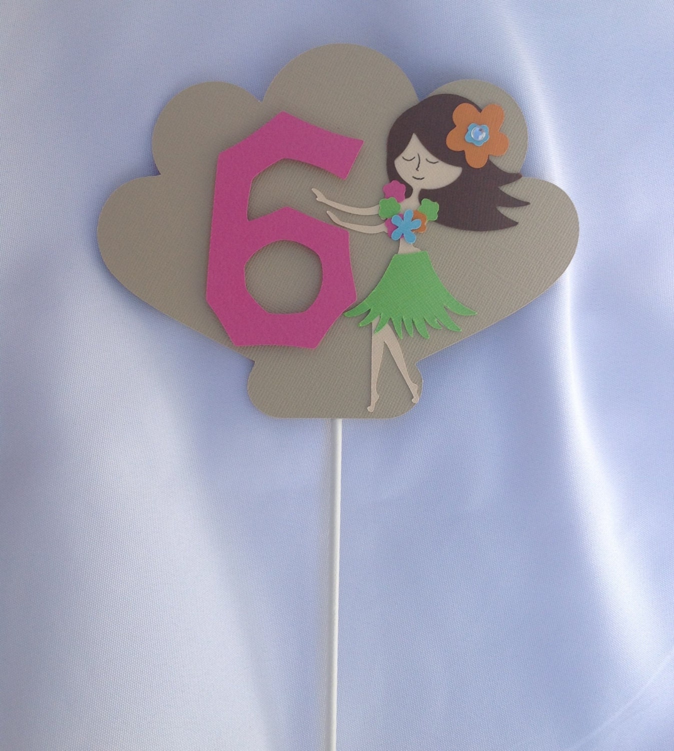 Hula Girl Centerpiece for birthday or Baby Shower