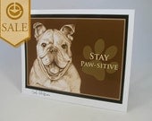 English Bull dog Art- Sale 8x10 Print