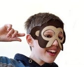 Monkey Children Mask Kids Costume Accessory, Dress up Toy Pretend Play for Girls Boys and Toddlers