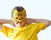 Tiger Children Mask, Kids Carnival Mask, Halloween Animal Dress up Costume Accessory for Boys, Children Pretend Play Toy Toddler
