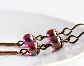 Aurora Borealis Glass Earrings