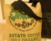 Burlap Tote Bag