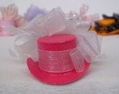Mini Fuschia Pink Top Hat