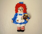 Vintage Raggedy Ann Wall Hanging