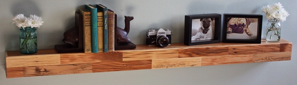 Modern Reclaimed Floating Mantle