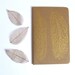 Golden Feather Gocco Printed Pocket Moleskine Cahier Notebook in Buff