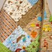 Crib Bedding Baby Boy Quilt Patchwork Baby Quilt, Baby Boy Modern Quilt baby, Fox Trails, Brown, Orange