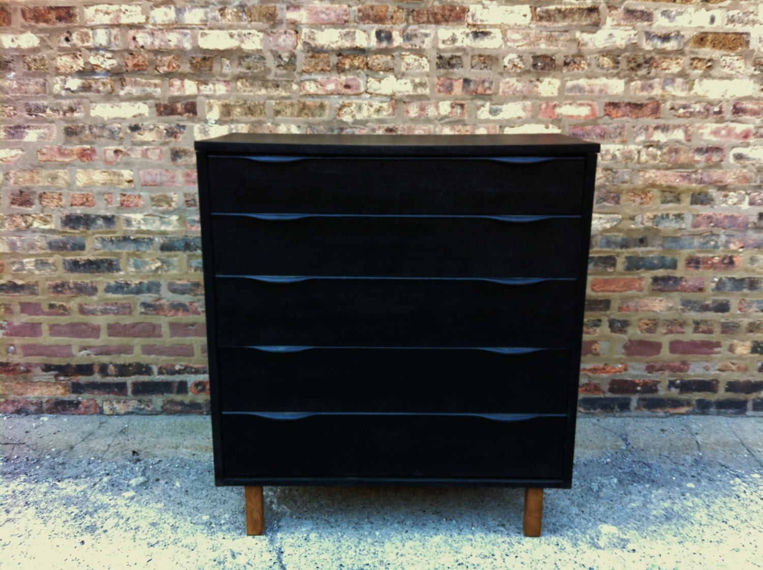 Vintage Dresser In Black Licorice
