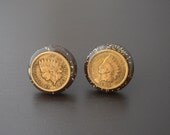 Vintage Indian Head Penny Cuff Links