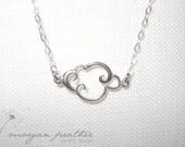 Sterling Silver Cloud Necklace - Dainty Tiny Little Cloud Charm - Minimalist -  Gift - morganprather