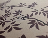 Ketubah on Kraft Background - Grapevines