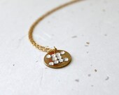 Gemini Necklace, Personalized Zodiac Necklace, May June Birthday, Swarovski Crystal, Gold Filled, Astrological