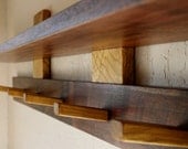 ENTRY SHELF (36") - made of unique urban salvaged hardwoods