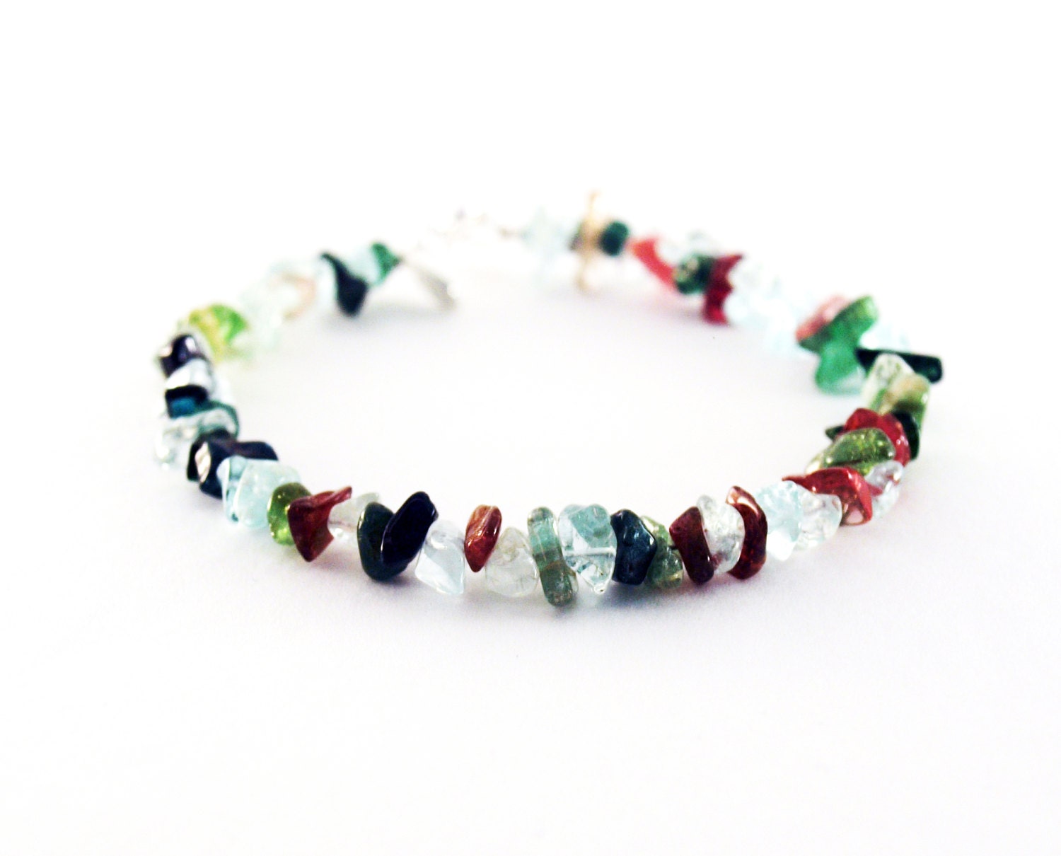 Watermelon Tourmaline Bracelet