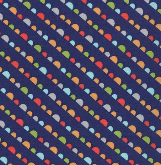 Happy Go Lucky by Bonnie and Camille for Moda Fabrics, Jump navy 1/2 yard total