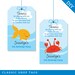 Under the Sea party - Personalized DIY printable favor tags