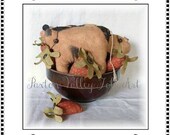 E Pattern A Bowlful Of Strawberries and Cream Bowl Fillers Instant Download For Cow and Strawberries Bowl Filler Pattern