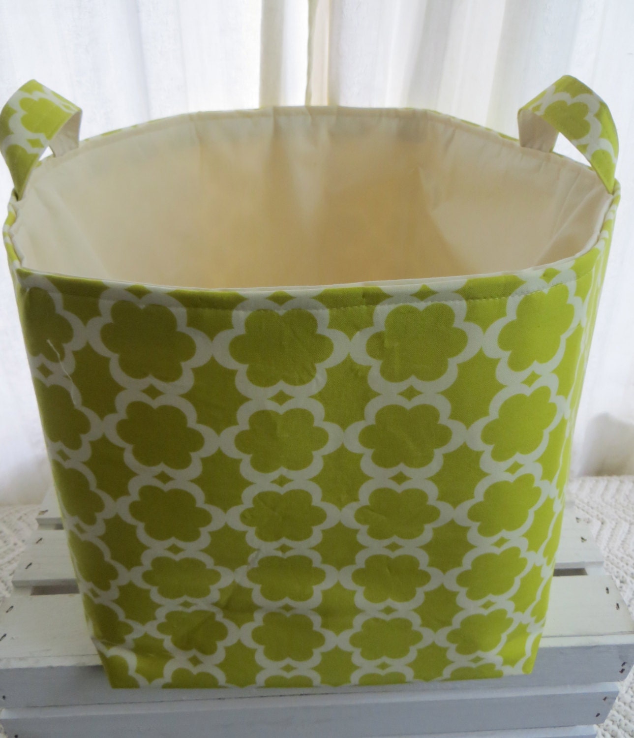 Laundry Toy Bin Basket Storage Container Organizer Tarika Print XL 11.5 x 16 x 11.5
