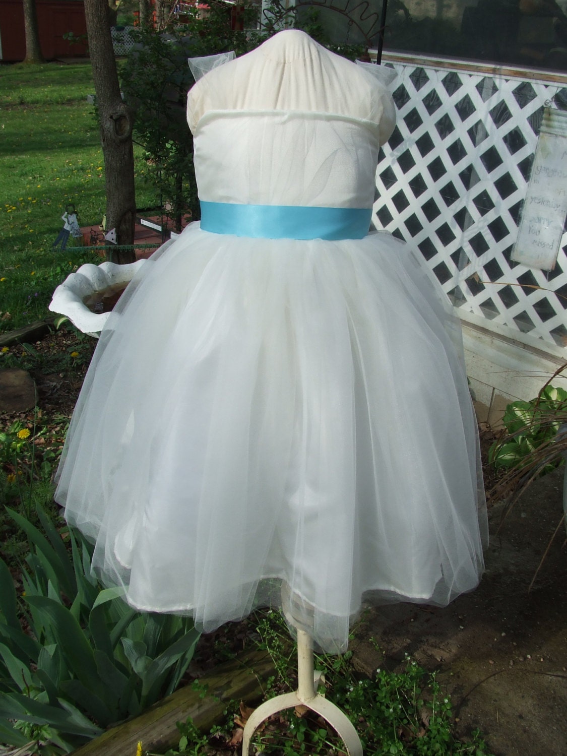 Tulle Ivory Flower Girl Dress