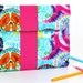 NEW product - Pencil Portfolio - art toy - gift for kids - Peace Signs (Made To Order)