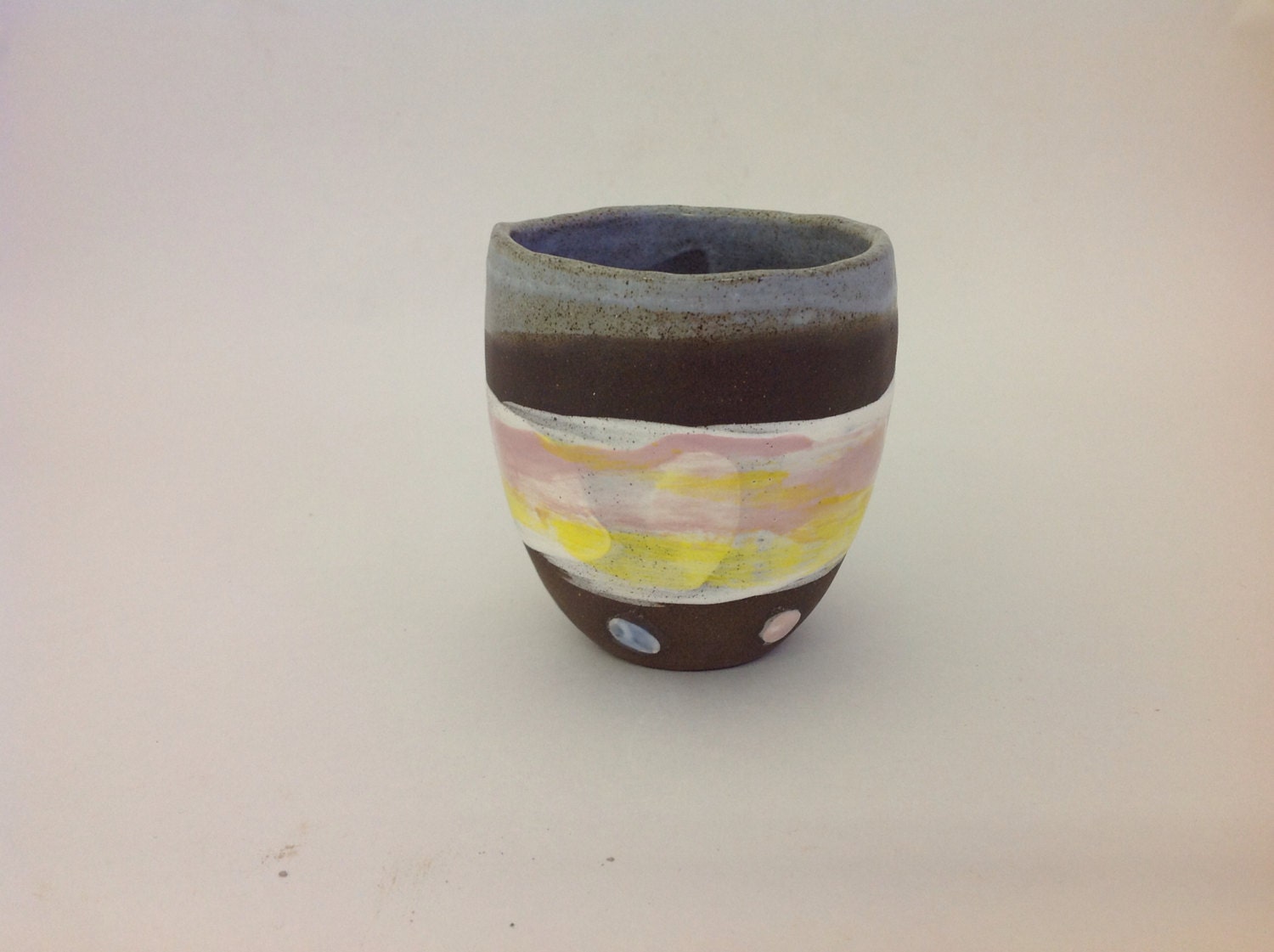 Spring pink - Hanmade ceramic teacup