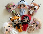 Peek-a-Boo Pals - Set of Seven pdf Patterns