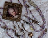 The Last French Queen / Marie Antoinette French Vintage Assemblage Necklace