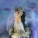 Spooky Wedding,  Bride and Groom, Wedding Cake Topper