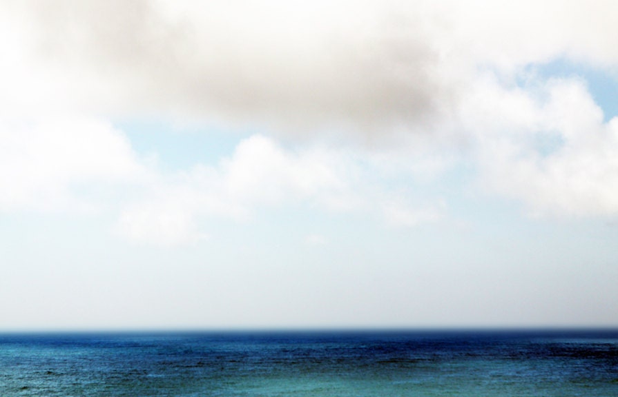 Modern  Landscape Photography  Minimalist Seascape California Coast 11x14  inches