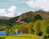 Landscape Painting - Trossachs Scotland - 30 X 40 Acrylic