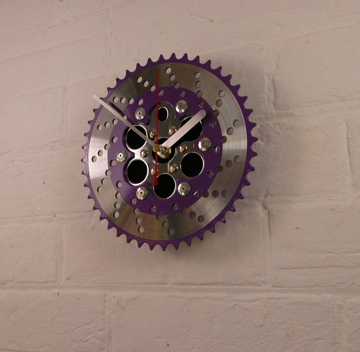 BMX Two Tone Chainring Clock