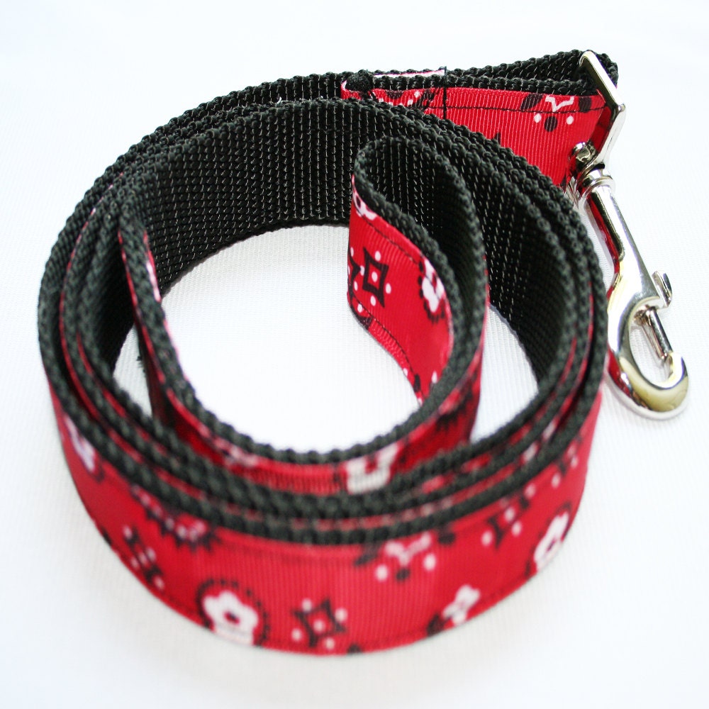 Red Bandana Dog Leash