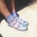 Chloe leather triple strap flats (Handmade to order)