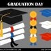 Graduation Day Clipart - Digital Clip Art Graphics for Personal or Commercial Use