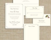 Classic Border Wedding Invitation