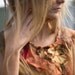 Experimental Gold silk Tunic Top. Asymmetrical silk flower tunic. Olive Gold silk blouse, by RawHemline