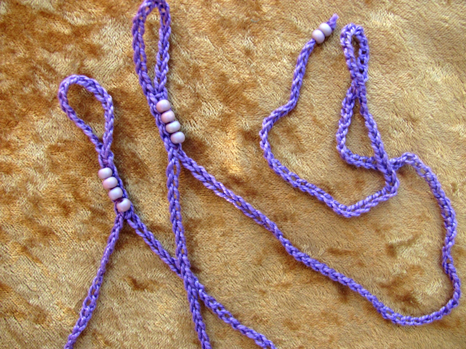 Crochet Barefoot Sandals for Yoga or Bellydance-ZambraMora-Tribal-TribalFusion-Dance-Purple-OneSizeFitsAll