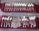 Vintage Silver Plate Flatware 51 Pieces Service for 8 Lady Betty