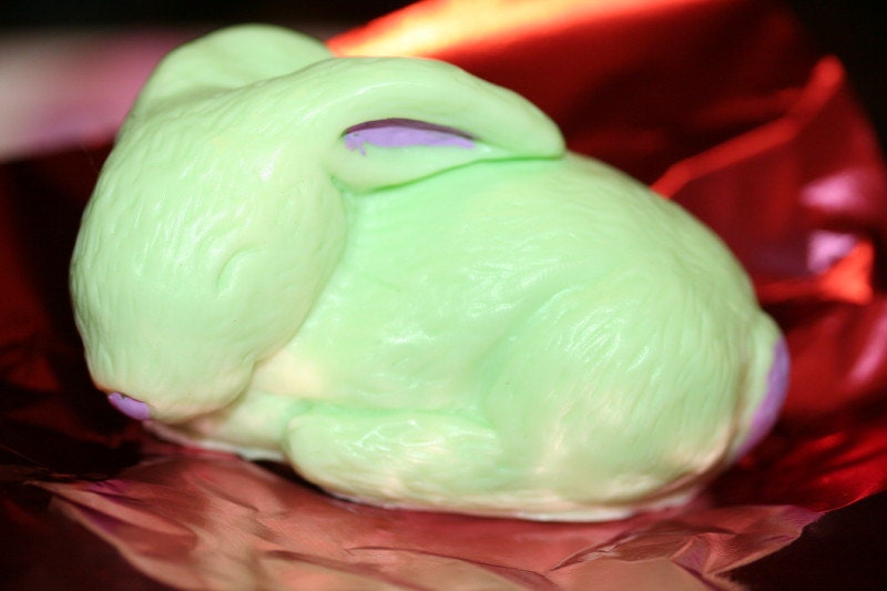 Baby Bunny Soaps - Handpainted Sweet sleeping bunnies