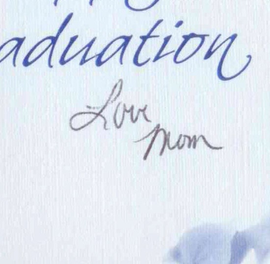 Memorial Jewelry Your Actual Loved Ones Writing Silver Pendant Made to Order for Christine