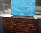French Provincial Dresser 6 Drawer