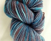 Prototypes Series: "Berries and Brandy" Sparkly Superwash Fingering Yarn Spectacle
