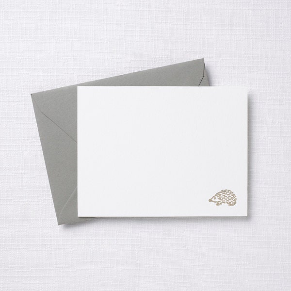 Hedgehog Letterpress Notecard