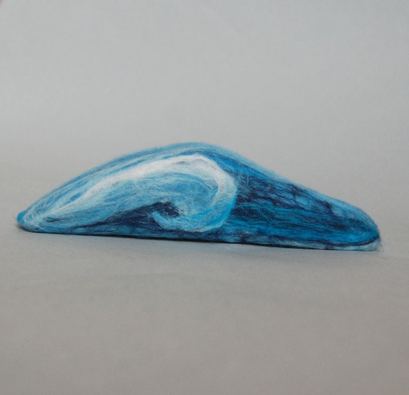 Felted Soap Wave (Kentish Rain)