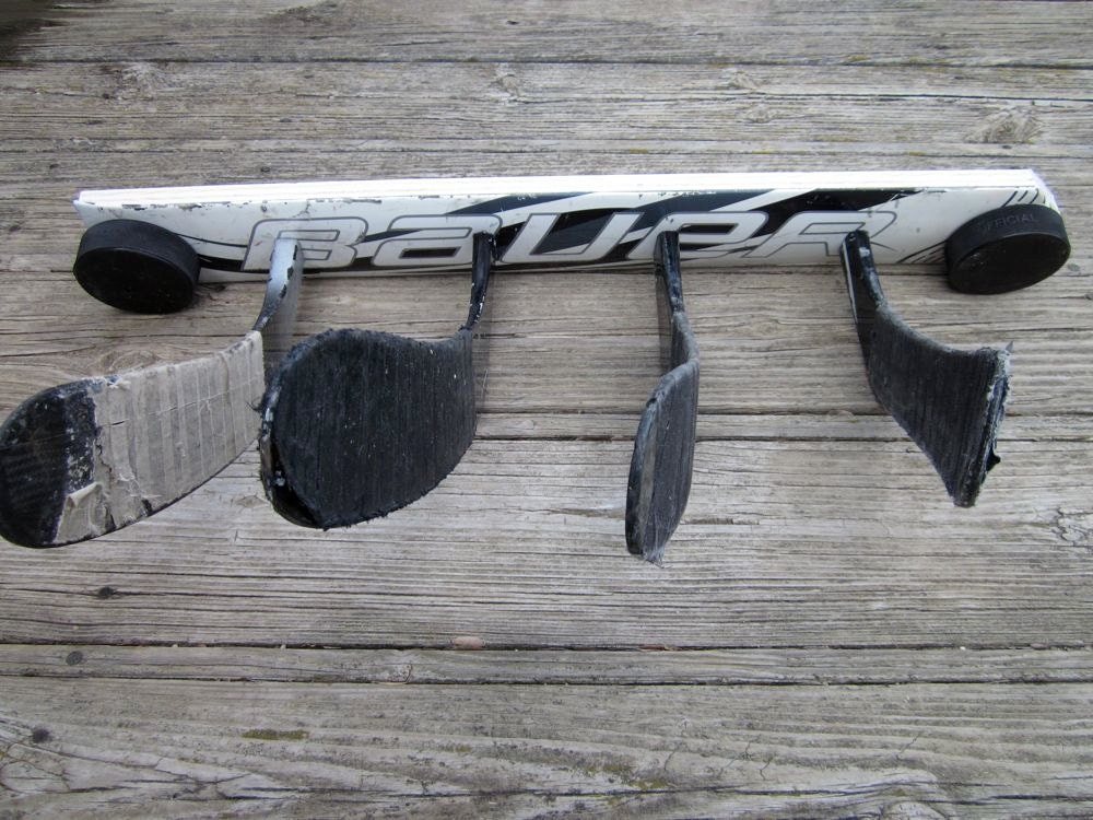 Hockey Stick Coat Rack