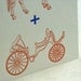 Letterpress Love and Marriage equals Horse and Carriage card