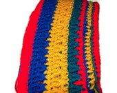 Colorful Unisex Fringed Scarf Extra Long