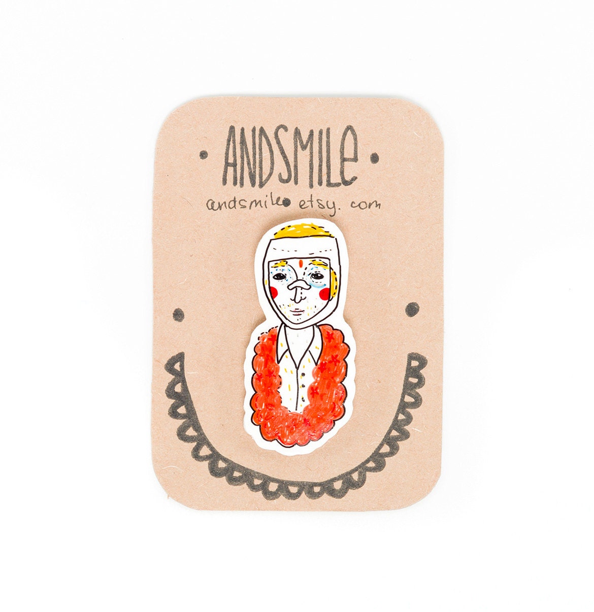 Darjeeling Limited Francis Brooch