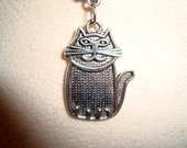Silver Plated Kitty Necklace