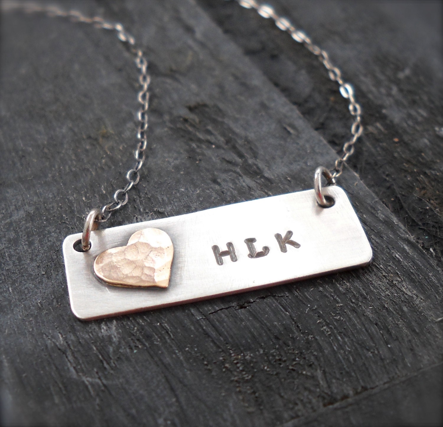 Heart of Gold Personalized Necklace